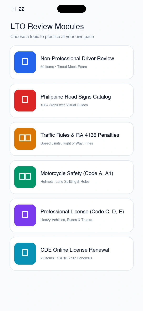 Topic and License Selection